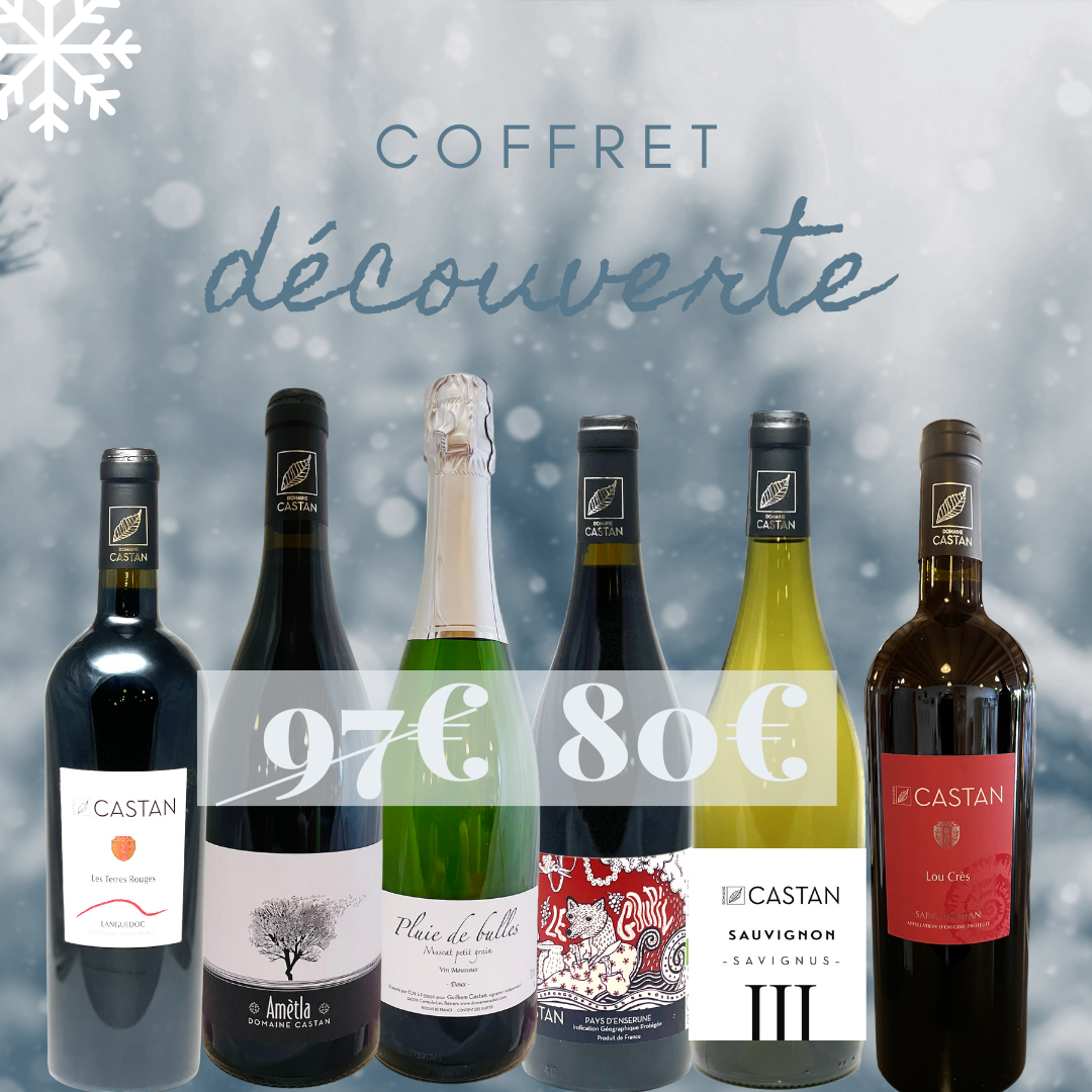Coffret Vins Les Petites Perles du Languedoc - Coffret cadeau - A offrir  pour Noël !